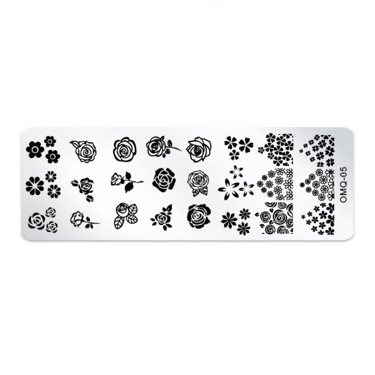 5 PCS Nail Art Print Template Nail Art Tools