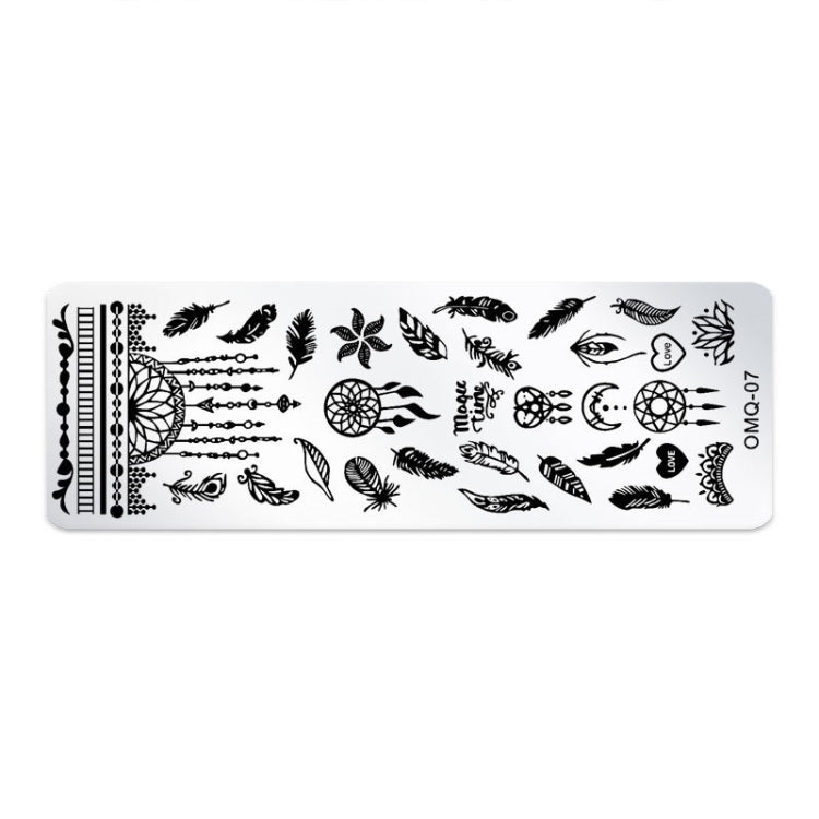 5 PCS Nail Art Print Template Nail Art Tools