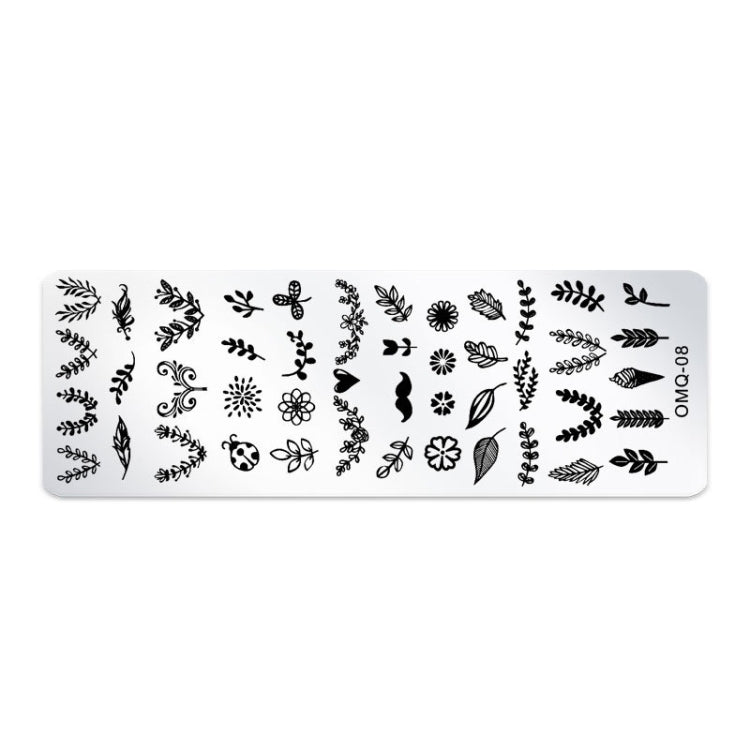 5 PCS Nail Art Print Template Nail Art Tools