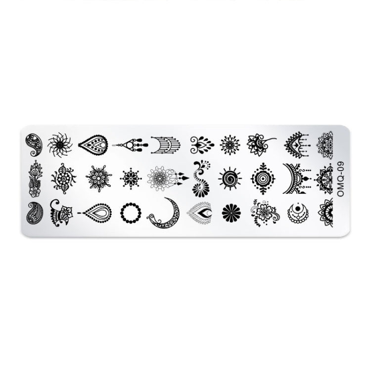 5 PCS Nail Art Print Template Nail Art Tools