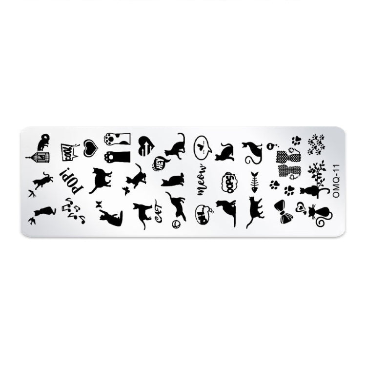 5 PCS Nail Art Print Template Nail Art Tools