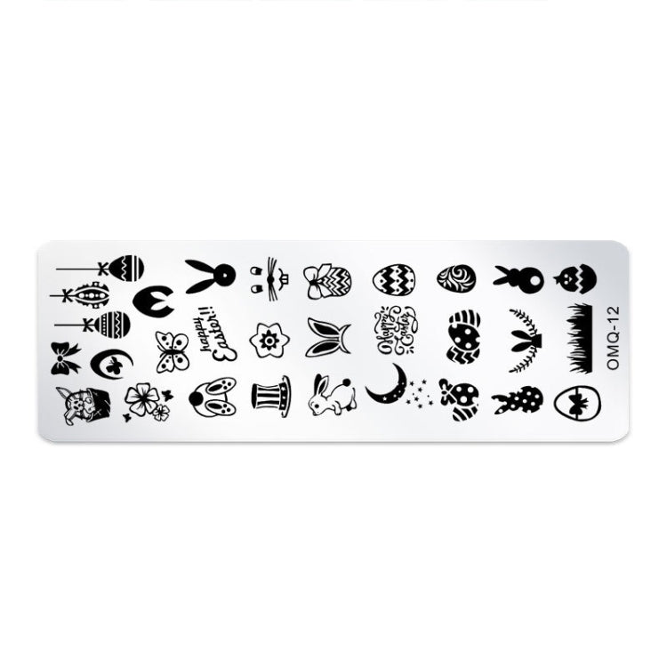 5 PCS Nail Art Print Template Nail Art Tools