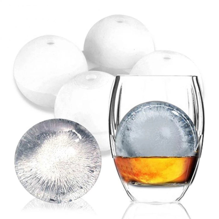 3 PCS Four -Hole Ice Hockey Model Ice Cube Maker Round Ice Ball