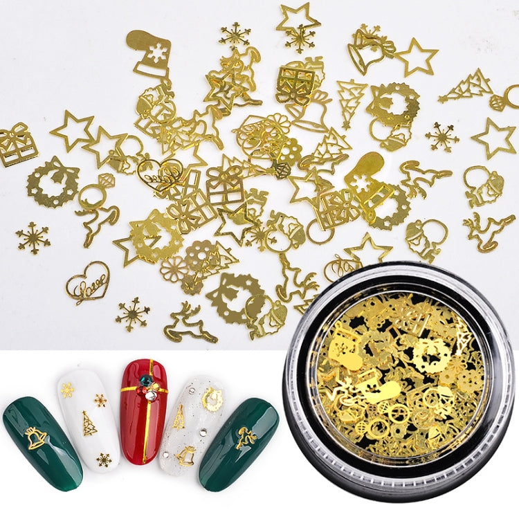 5 Boxes SP0284 Hollow Metal Decorative Patch Nail Art Accessories Nail Art Accessories