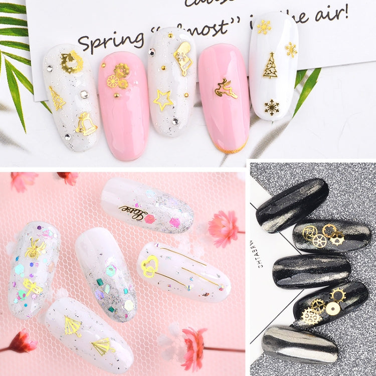 5 Boxes SP0284 Hollow Metal Decorative Patch Nail Art Accessories Nail Art Accessories