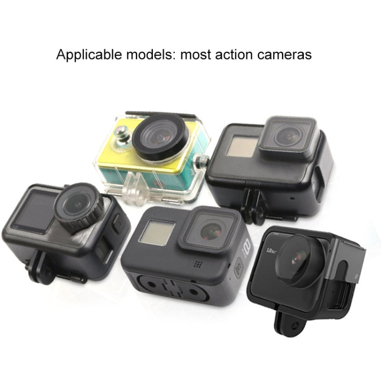 TUYU Motorcycle Helmet Chin Action Camera Mobile Phone Mounting Bracket Black Bracket+Mobile Phone Clip