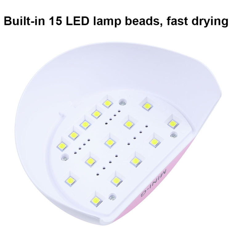 GJ0504 48W 15LED/UV Smart Sensor Nail Art Phototherapy Machine(Pink White)