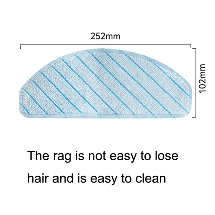 5PCS Strong Drag Accessories For Ecovacs T8 /  T9 / N8 Pro Vacuum Cleaner