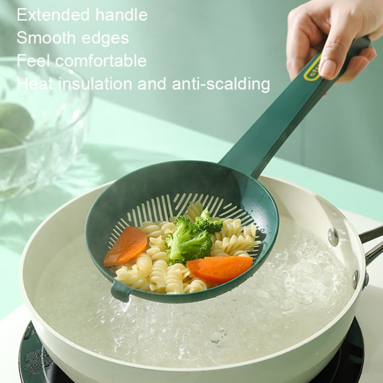 4 PCS YZ039 House Long Handle Drain Filter High Temperature Resistant Spoon Filter