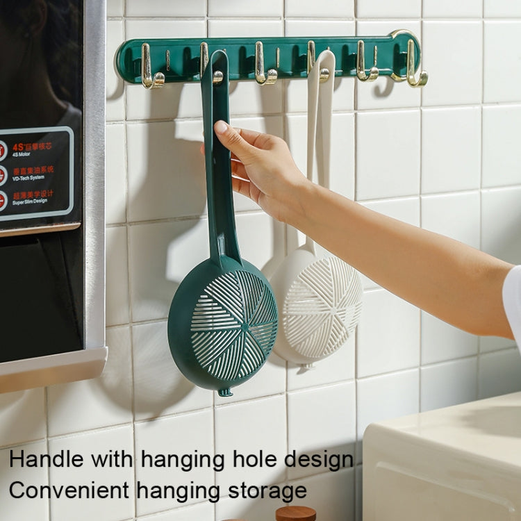 4 PCS YZ039 House Long Handle Drain Filter High Temperature Resistant Spoon Filter