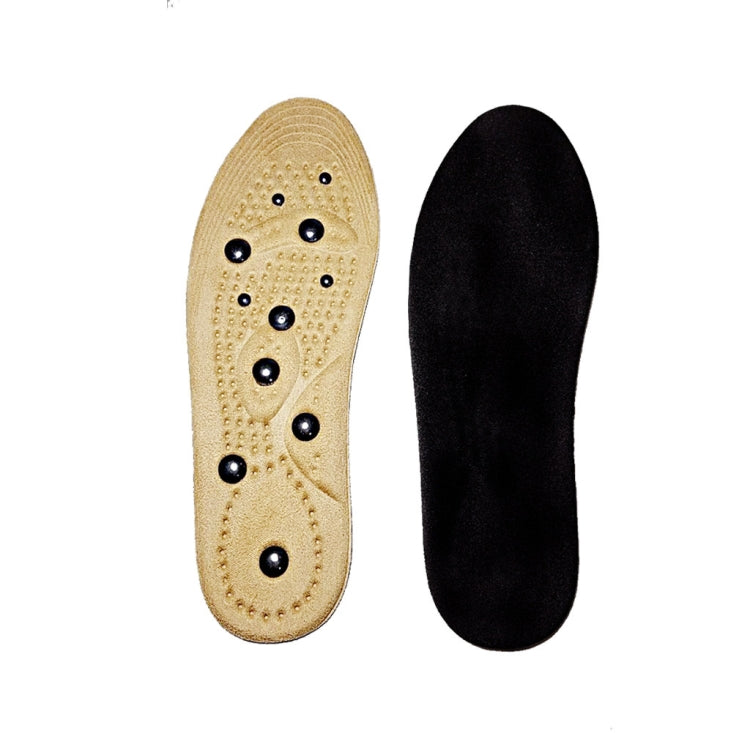 Memory Cotton Magnetic Massage Insoles, Size: Large 41-46cm