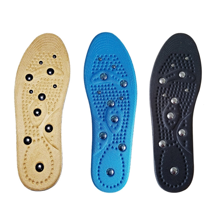 Memory Cotton Magnetic Massage Insoles, Size: Large 41-46cm
