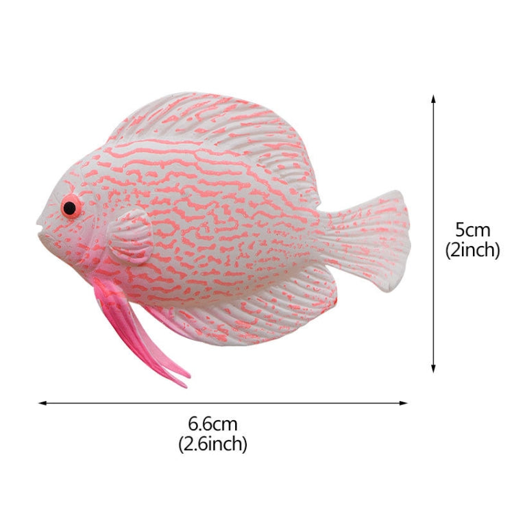 2 PCS Simulation Luminous Tropical Fish Tank Landscaping Fake Decorations
