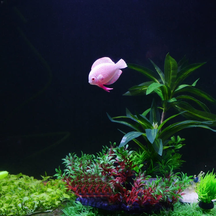 2 PCS Simulation Luminous Tropical Fish Tank Landscaping Fake Decorations
