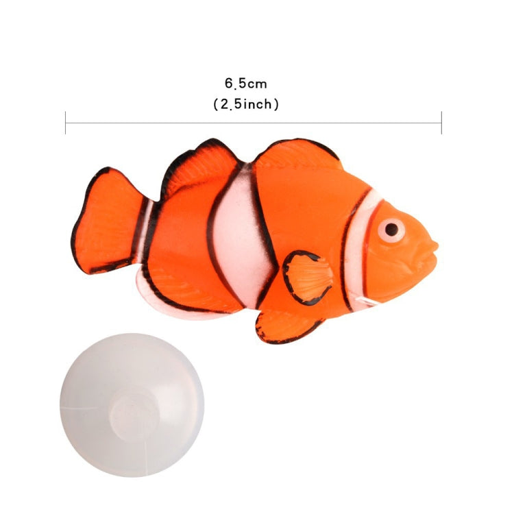 2 PCS Simulation Luminous Tropical Fish Tank Landscaping Fake Decorations