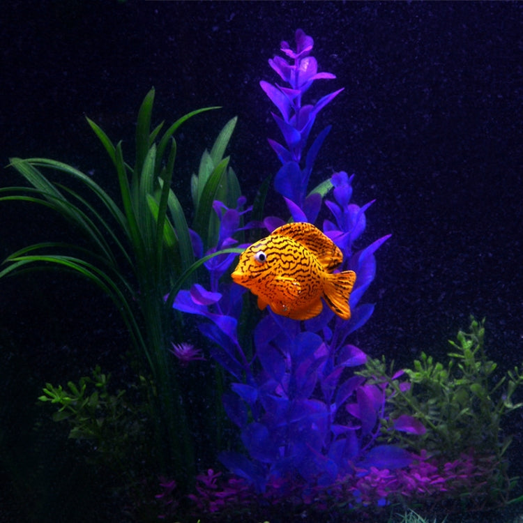 2 PCS Simulation Luminous Tropical Fish Tank Landscaping Fake Decorations