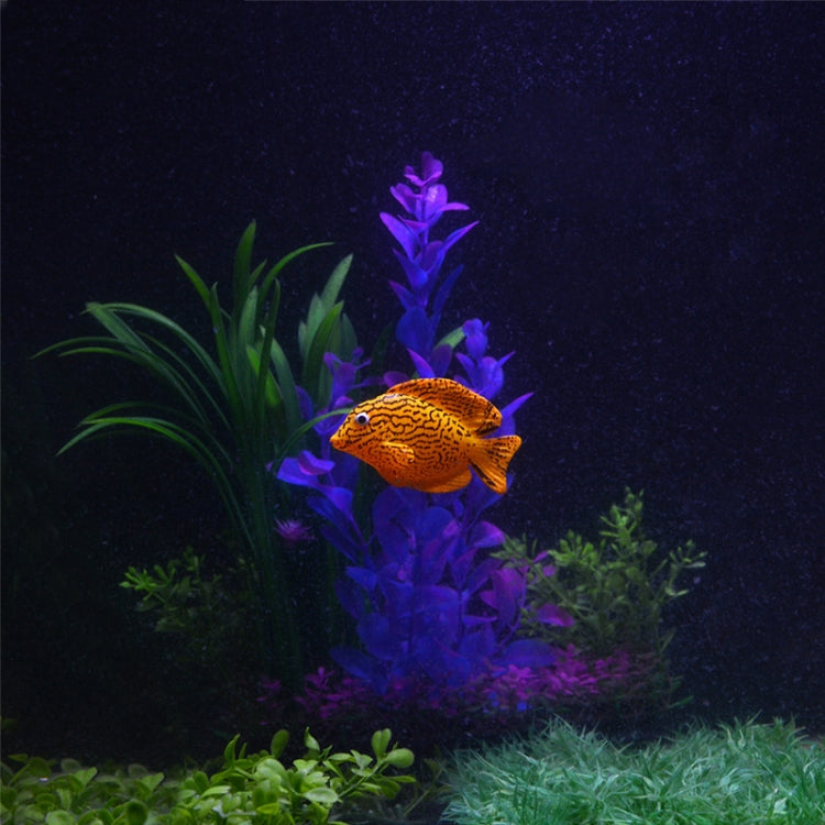 2 PCS Simulation Luminous Tropical Fish Tank Landscaping Fake Decorations