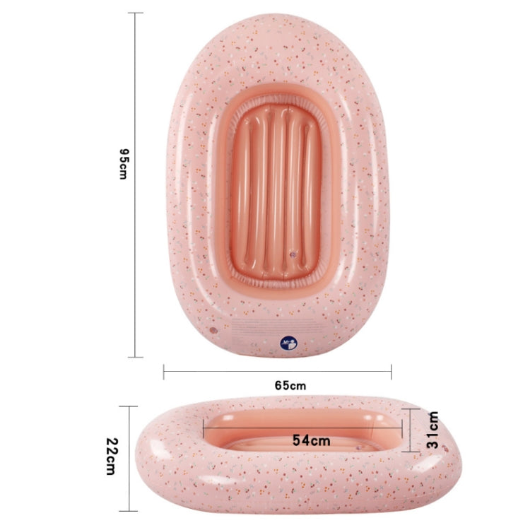 Children Inflatable Boat Water Kayak Water Inflatable Toys 95x65x22cm(Pink)