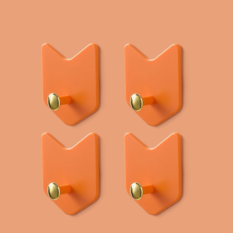 4 PCS / Set JM066 Arrow-shaped Sticky Hook Behind Door Wall Seamless Hook