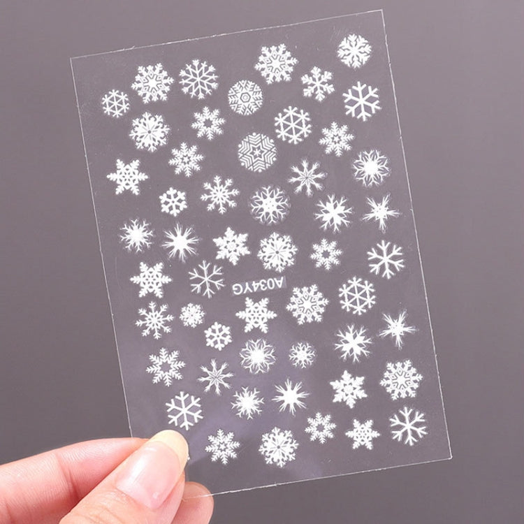 5 PCS TZ0290 Halloween Party Luminous Nail Stickers