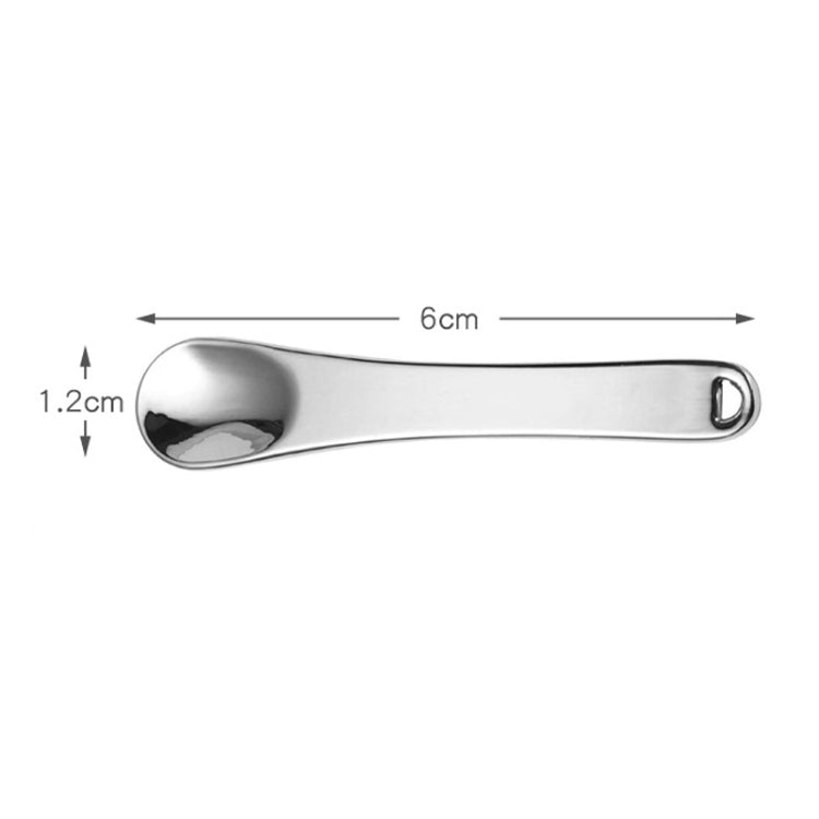 10 PCS Zinc Alloy Cosmetics Spoons Cream Split Spoon
