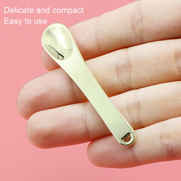10 PCS Zinc Alloy Cosmetics Spoons Cream Split Spoon