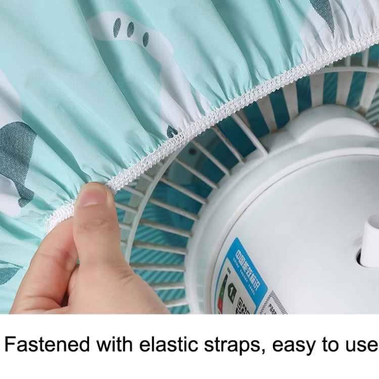 2PCS TC168805 Household Fan Dust Cover Three-dimensional Protective Cover, Style: All-inclusive (Blue)