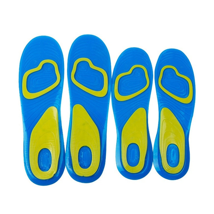 1 Pair Shock Absorption Silicone Gel Insole Arch Orthotic Pad,Size: Female 38-42
