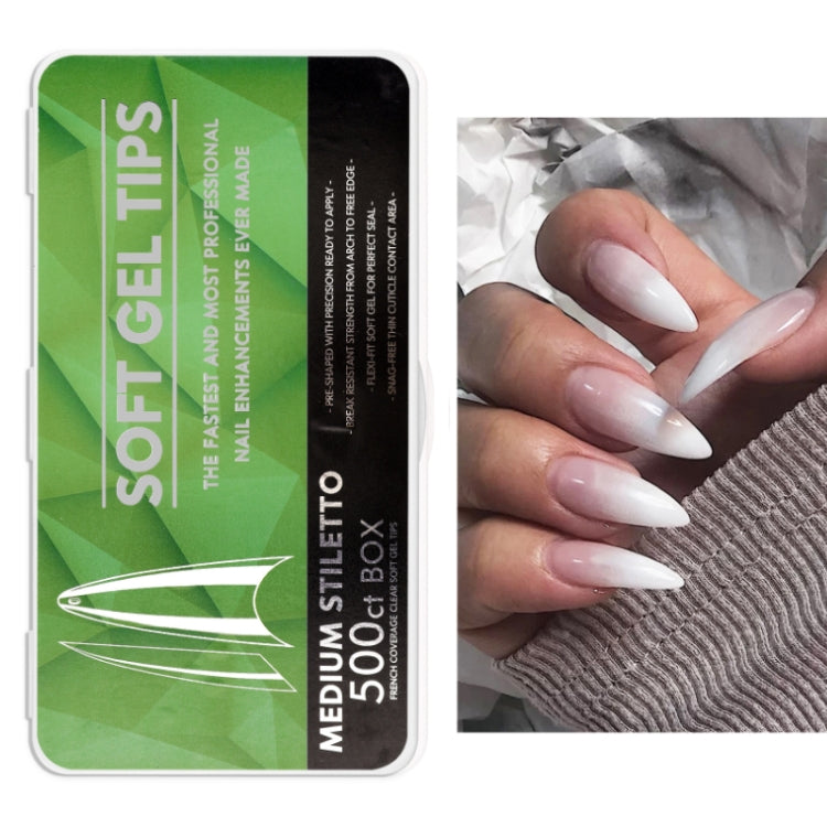 Scratch-free Ultra-thin Seamless Manicure Nail Plate, Shape: 03 Half Sand Short Ballet