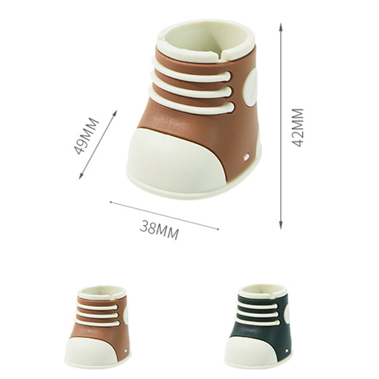 4 PCS / Set Silicone Dining Table Stool Leg Protector Mute Bed Foot Non-slip Patch