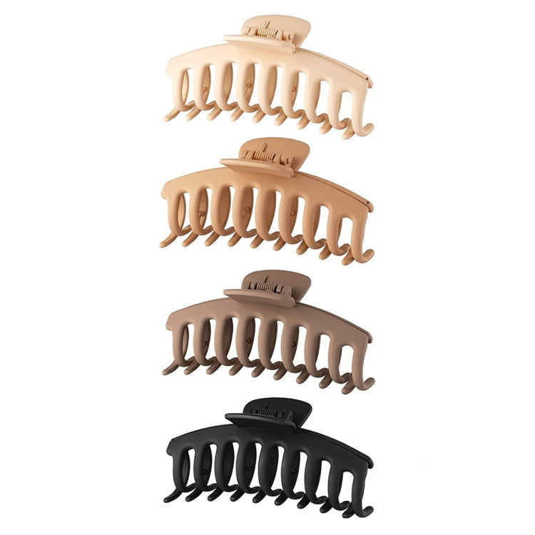 4PCS/Set B 20220322 Scrub Waterproof Drop Resistant Colorful Hair Grabber