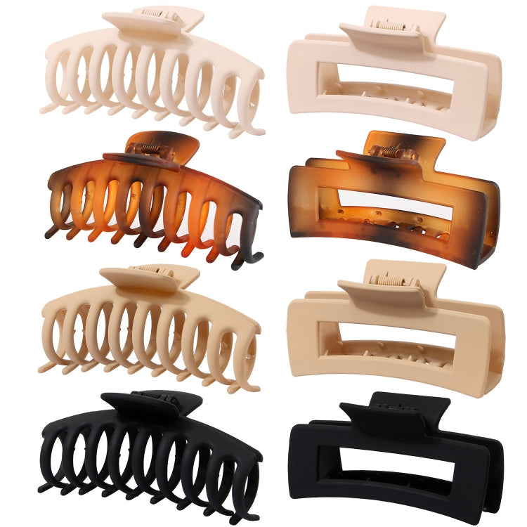 8PCS/Set D 20220322 Scrub Waterproof Drop Resistant Colorful Hair Grabber