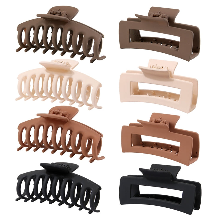 8PCS/Set L 20220322 Scrub Waterproof Drop Resistant Colorful Hair Grabber