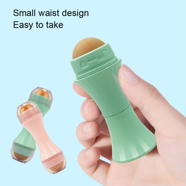 Portable Volcanic Oil Suction Ball, Style: Steel Ball Double Head (Blue)