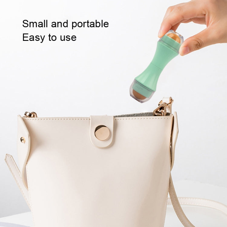 Portable Volcanic Oil Suction Ball, Style: Steel Ball Double Head (Blue)
