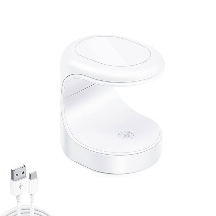 USB Mini Nail Phototherapy Lamp Nail Polish Baking Lamp, Color: White