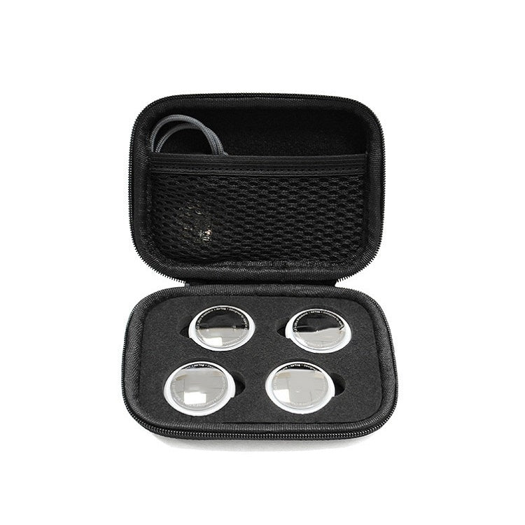 Tracker Protection Storage Bag For Apple Airtag(Black)