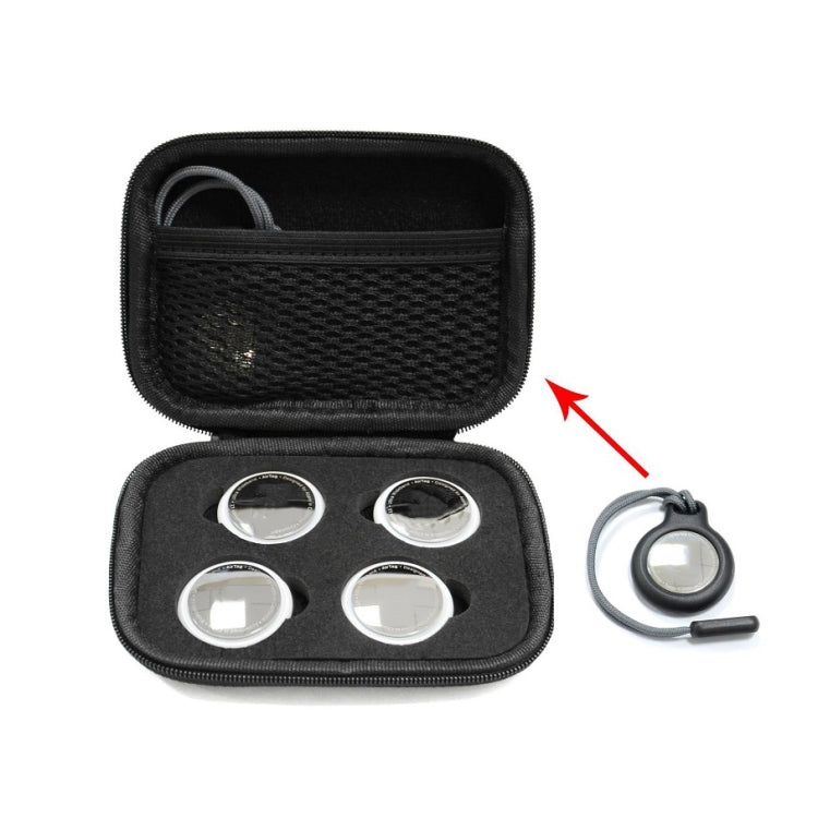 Tracker Protection Storage Bag For Apple Airtag(Black)