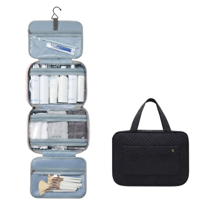 Foldable Travel Waterproof Washing Bag Cosmetic Bag with Hook