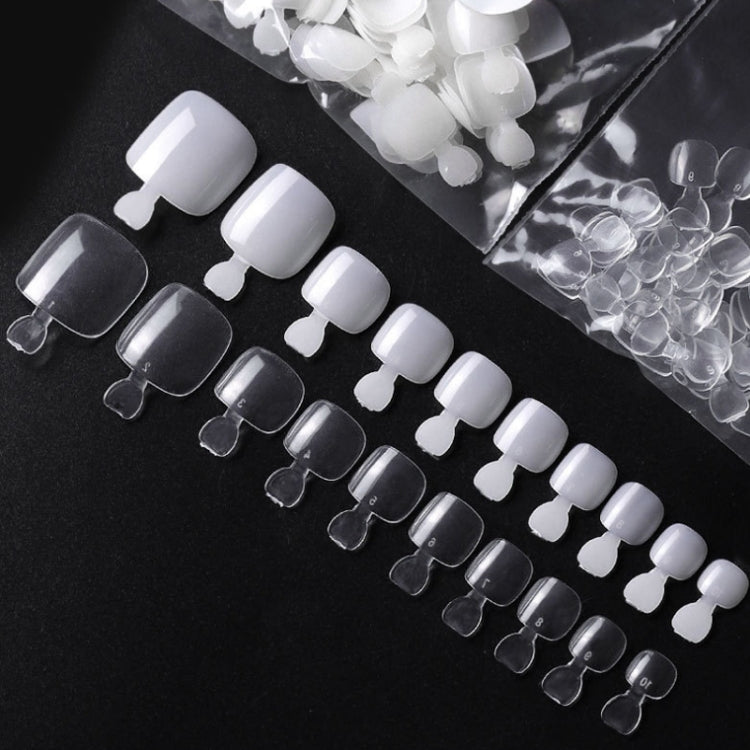 500 PCS/Bag Lightweight Soft Toe Nail Extension Patch