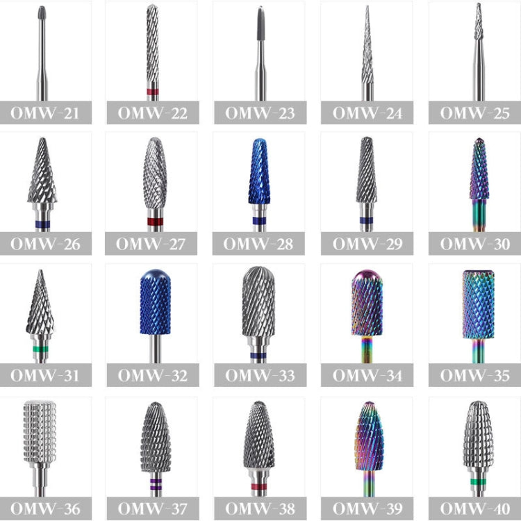 Tungsten Steel Nail Polishing And Polishing Head Nail Art Tools