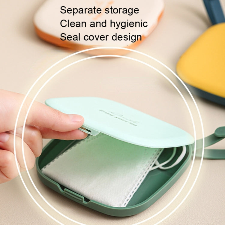 4 PCS NL002 Square Mask Storage Box Convenient Dustproof Waterproof Storage Clip