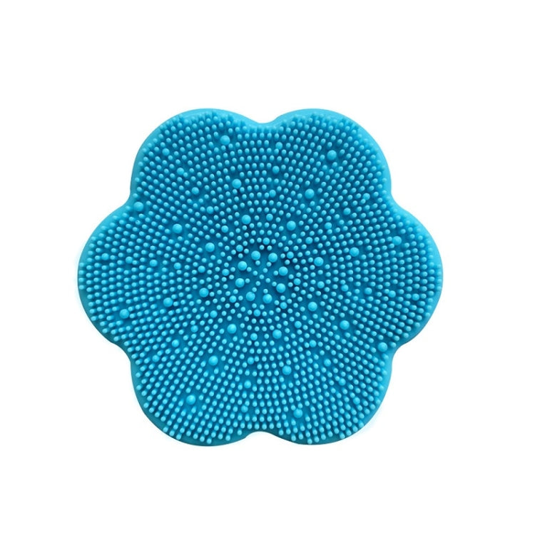 Flower-shaped Soft Hair Silicone Face Wash Brush Baby Shampoo Brush