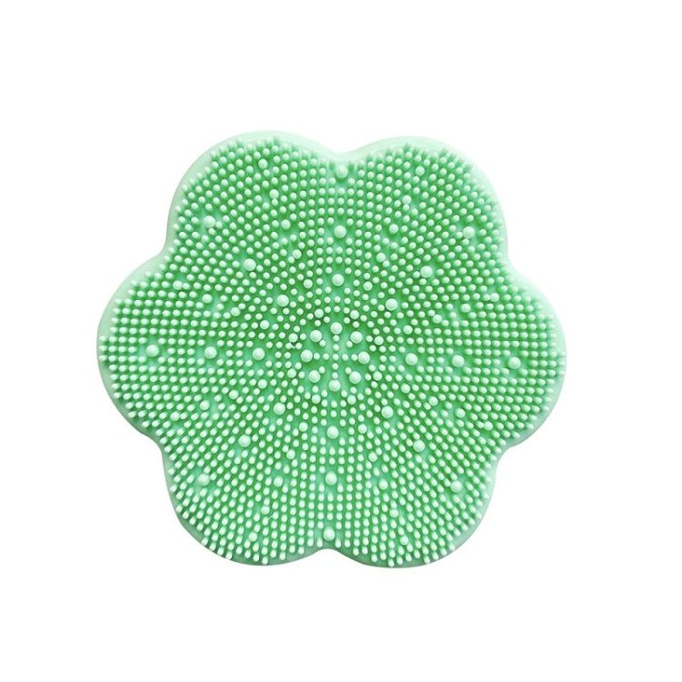 Flower-shaped Soft Hair Silicone Face Wash Brush Baby Shampoo Brush