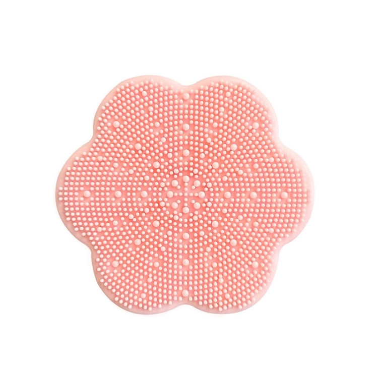 Flower-shaped Soft Hair Silicone Face Wash Brush Baby Shampoo Brush