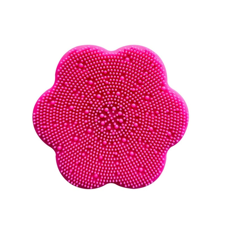Flower-shaped Soft Hair Silicone Face Wash Brush Baby Shampoo Brush