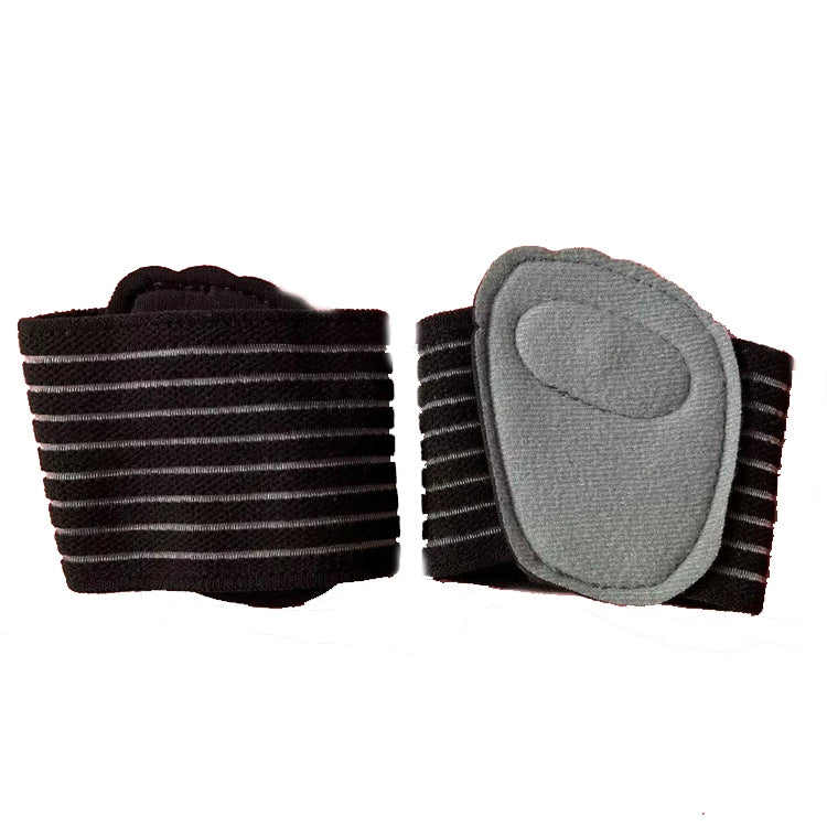 2 Pairs Magnetic Massage Forefoot Pad SBR Velvet Cloth Health Insole(Grey)