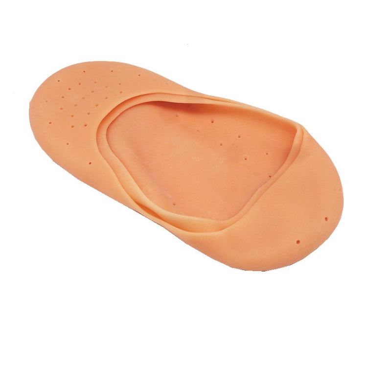 2 Pairs Silicone Foot Guard Boat Sock Foot Crack Protector(Complexion)