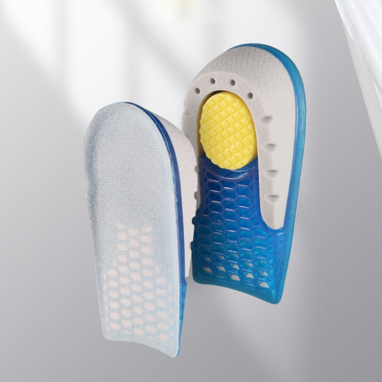 Silicone Honeycomb Shock Absorption TPE Heel Protection Pad Heightening Insole, Size: Height 2.5 cm