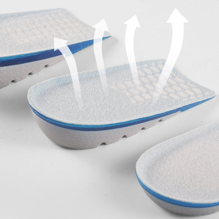 Silicone Honeycomb Shock Absorption TPE Heel Protection Pad Heightening Insole, Size: Height 2.5 cm